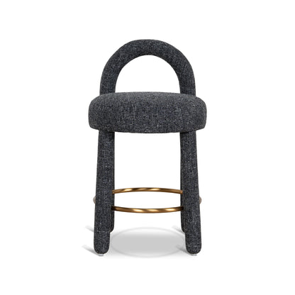 65cm Bar Stool - Field Charcoal