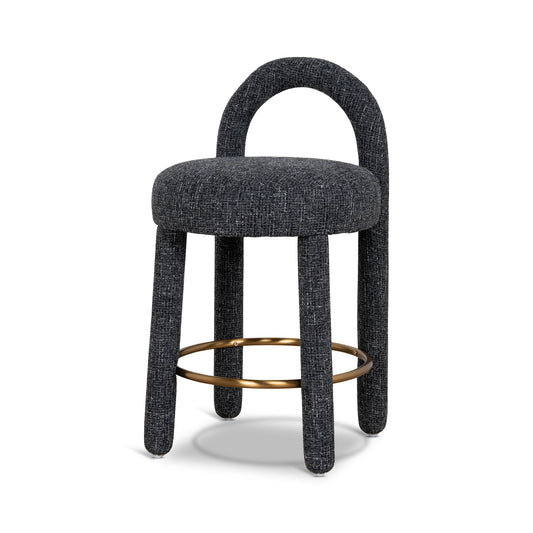 65cm Bar Stool - Field Charcoal