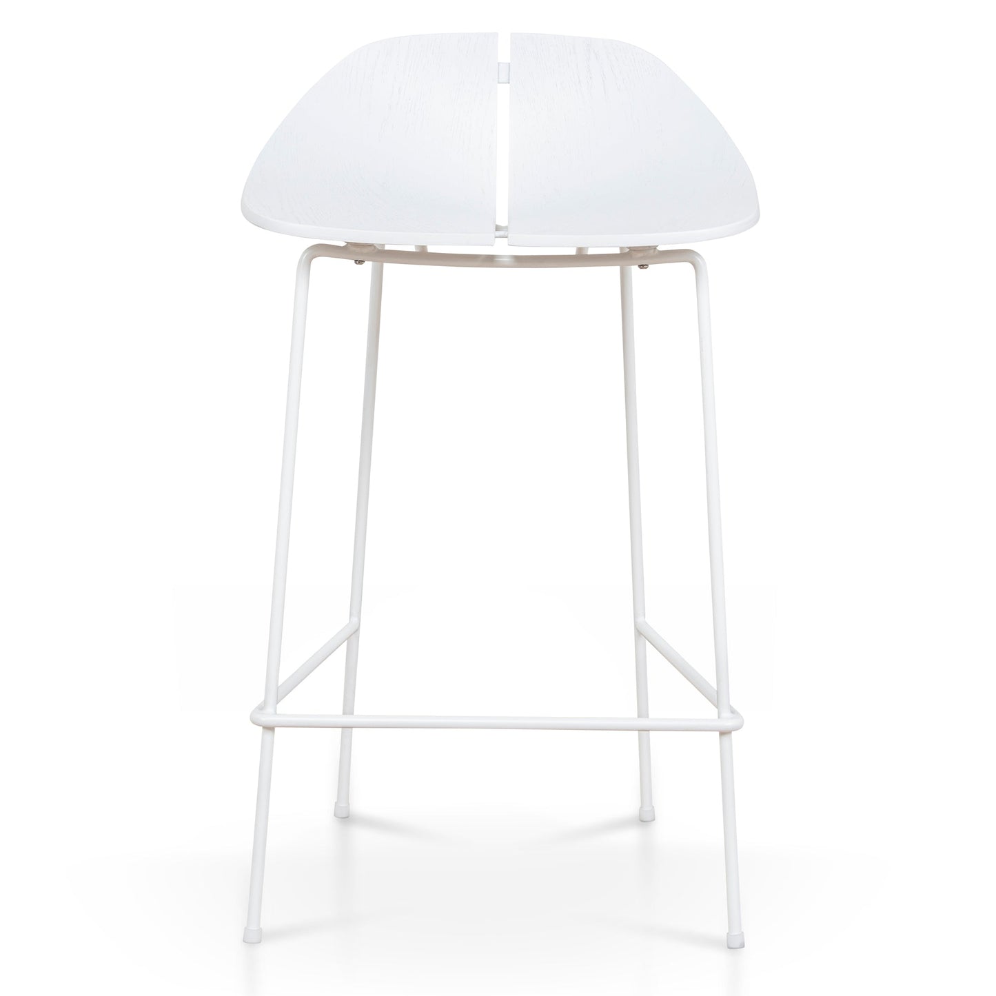 65cm Bar Stool - Full White