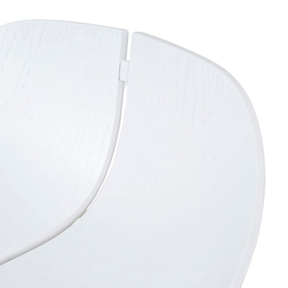 65cm Bar Stool - Full White