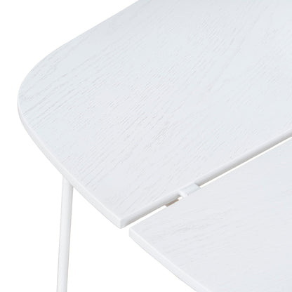 65cm Bar Stool - Full White