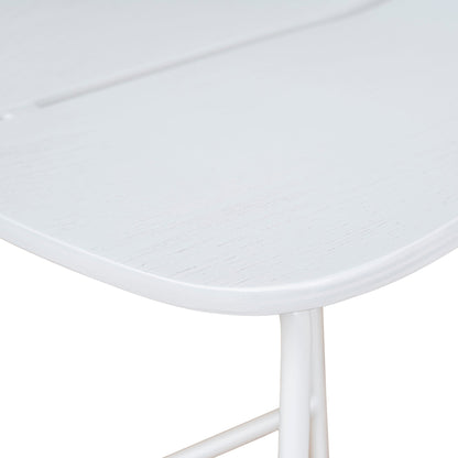 65cm Bar Stool - Full White
