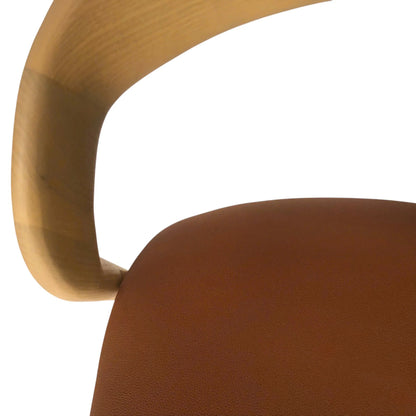65cm Natural Bar Stool - Naxos Tan