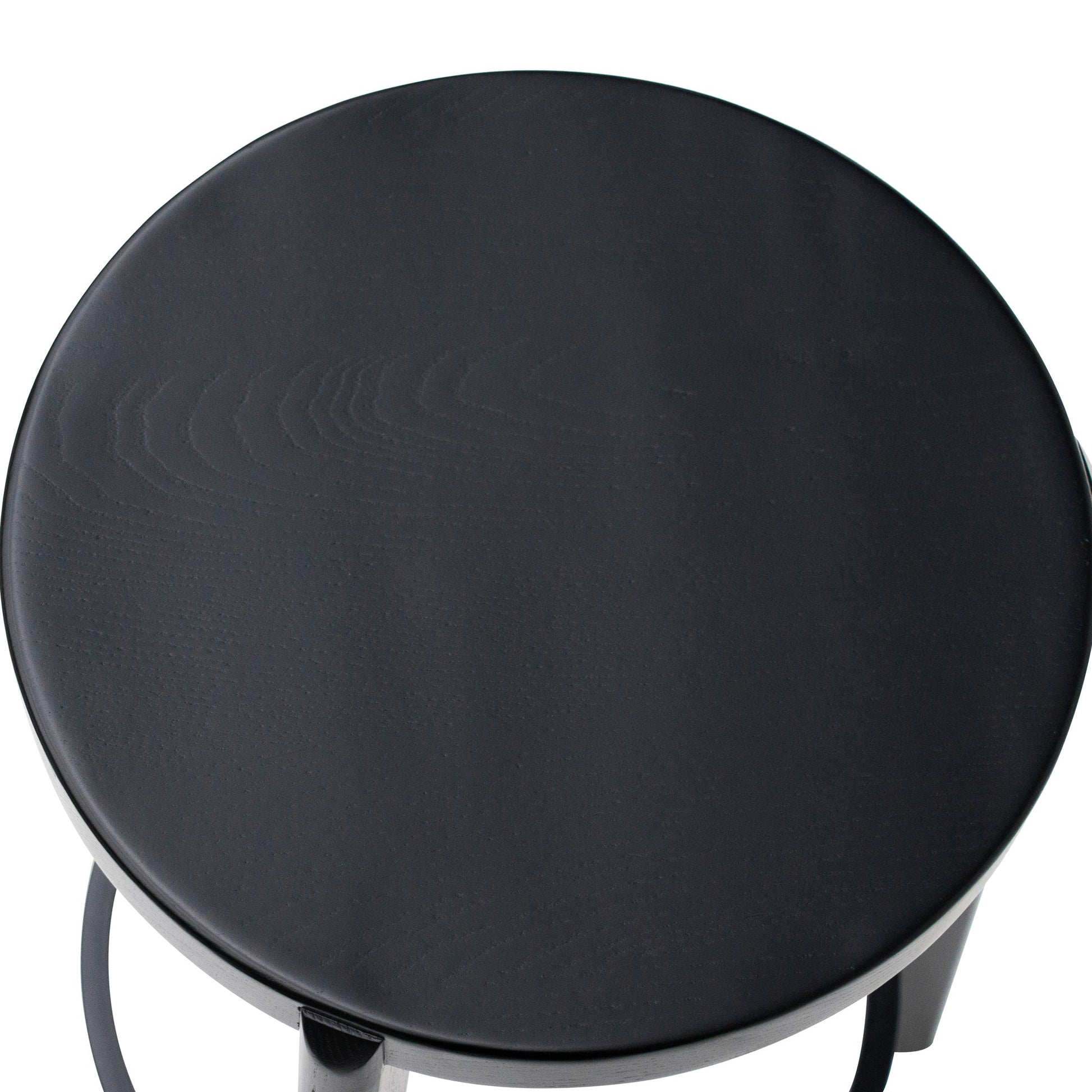65cm Solid wood Bar Stool - Full Black - Last one