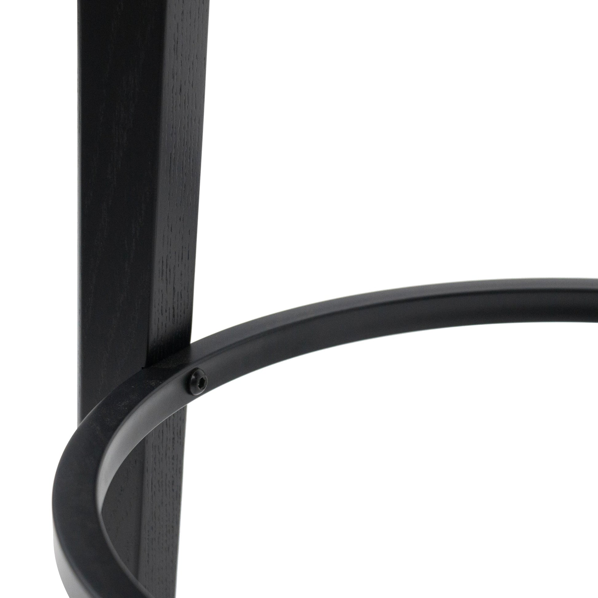 65cm Solid wood Bar Stool - Full Black - Last one