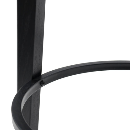 65cm Solid wood Bar Stool - Full Black - Last one
