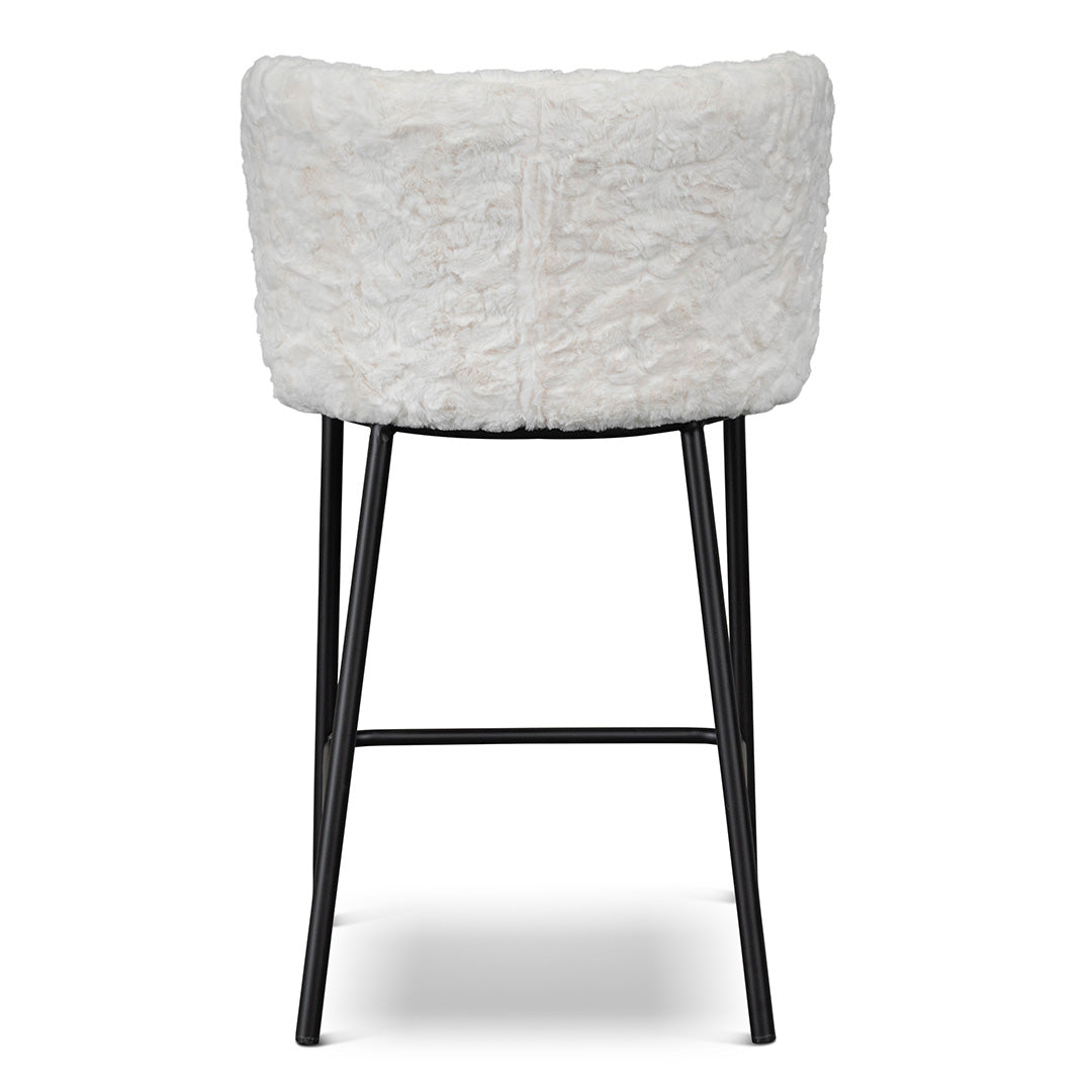 CBS8211-FH 65cm Fabric Bar Stool - Cloud Fur (Set of 2)