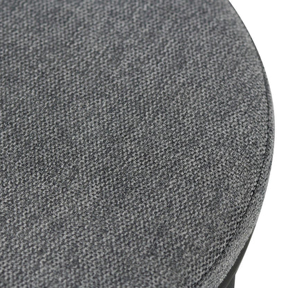 63cm Fabric Bar Stool - Charcoal Grey (Set of 2)