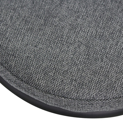 63cm Fabric Bar Stool - Charcoal Grey (Set of 2)