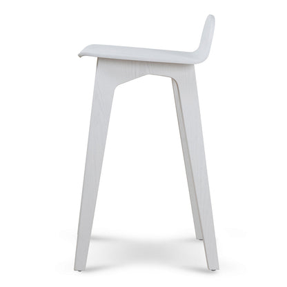 65cm Bar Stool - Full White