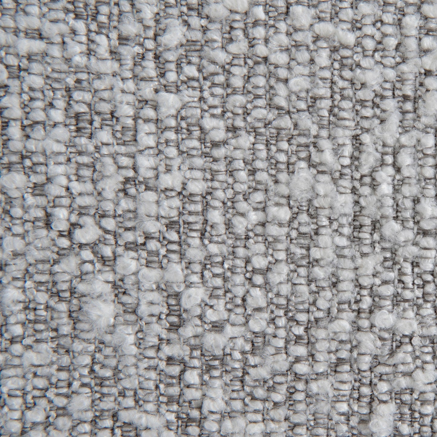 68cm Brushed Gold Bar Stool - Silver Grey Boucle