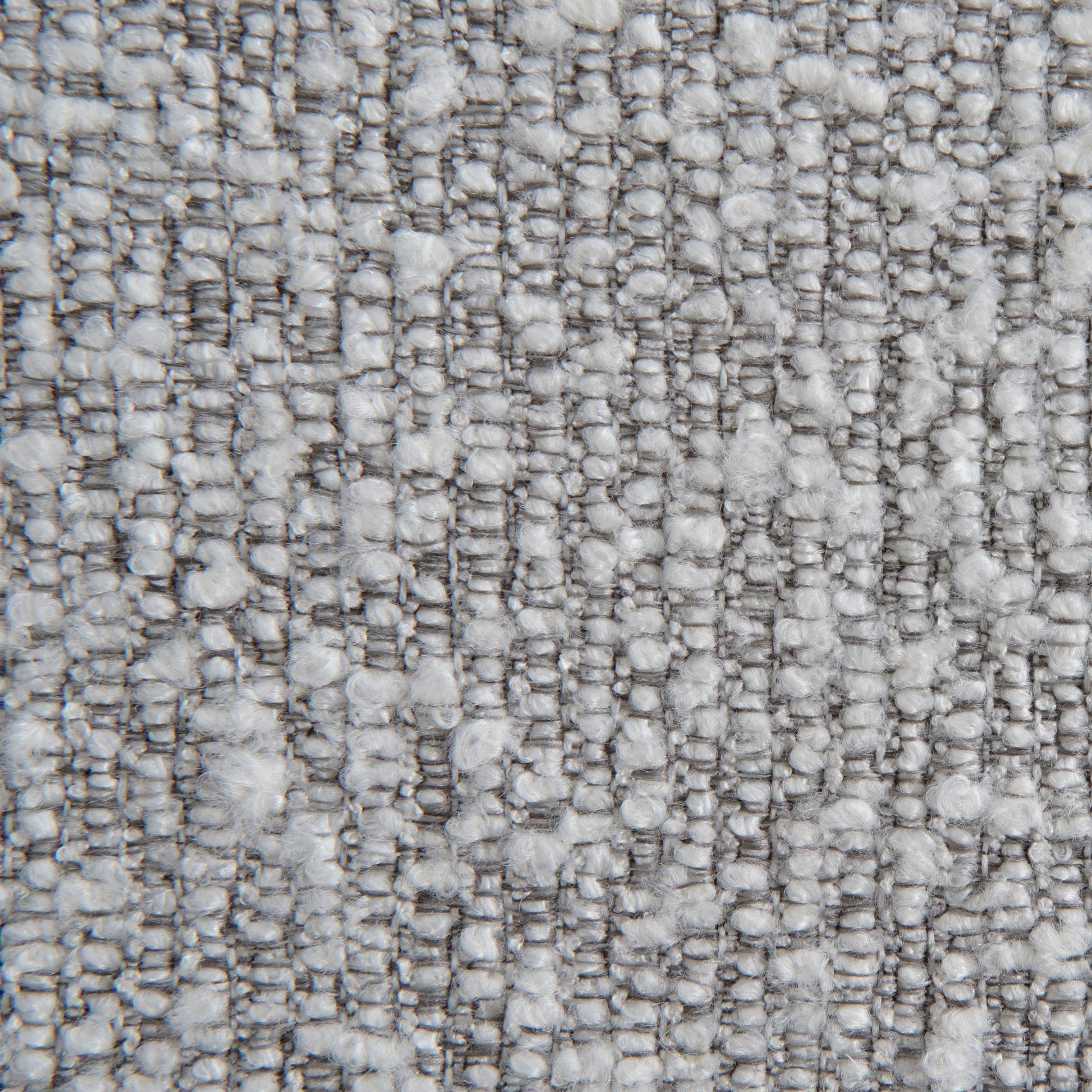 68cm Brushed Gold Bar Stool - Silver Grey Boucle