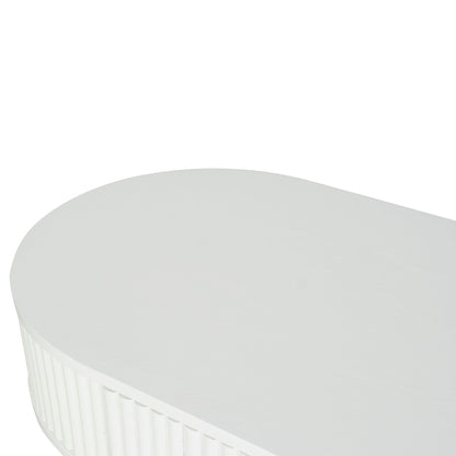 1.2m Coffee Table - Warm White