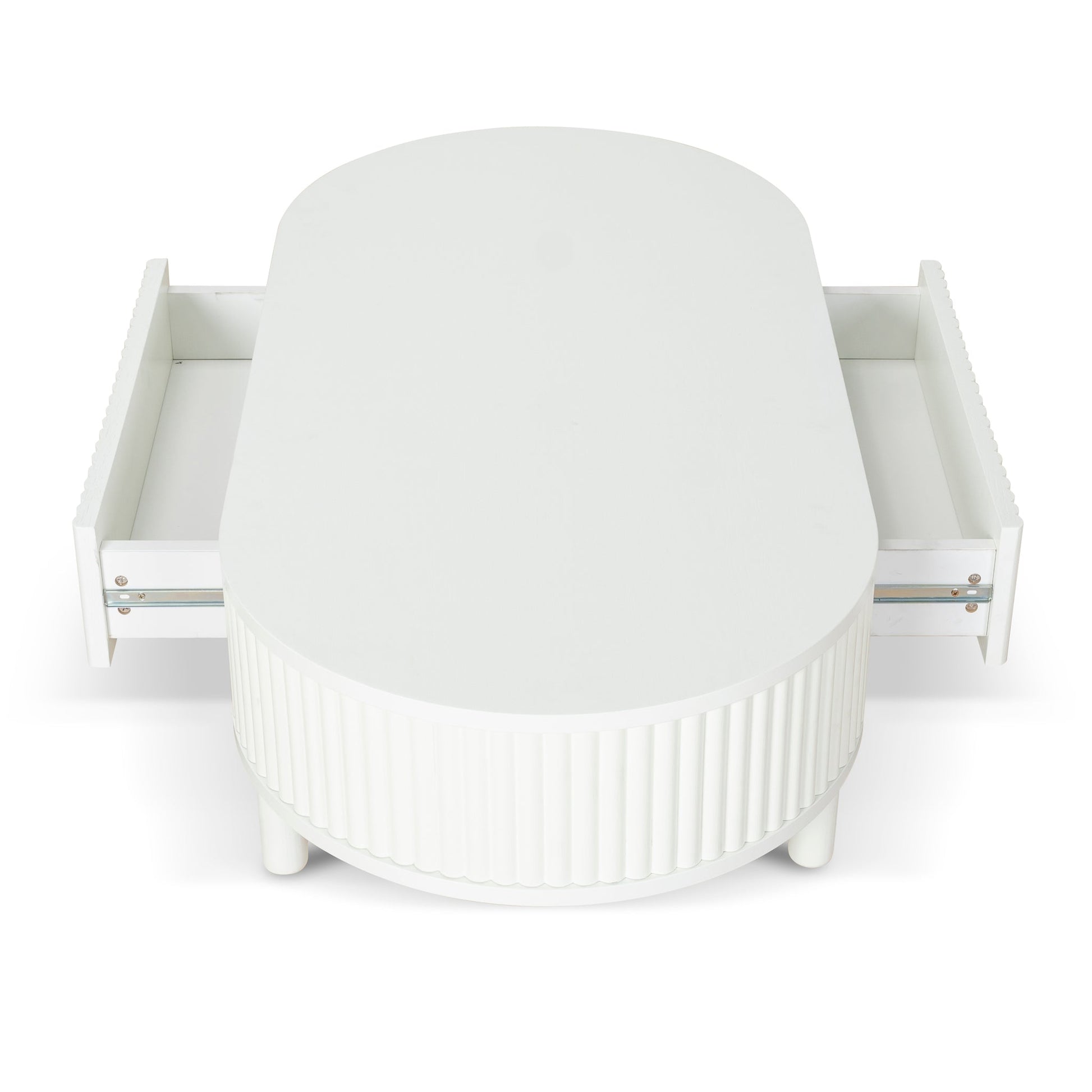 1.2m Coffee Table - Warm White