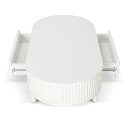 1.2m Coffee Table - Warm White