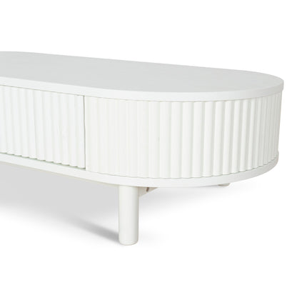 1.2m Coffee Table - Warm White