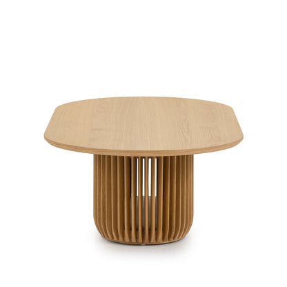 1.3m Oval Coffee Table - Natural