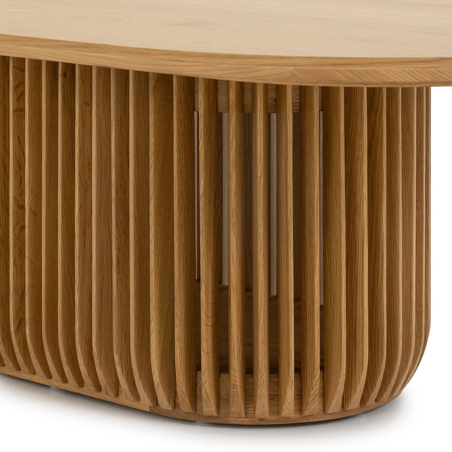 1.3m Oval Coffee Table - Natural