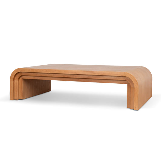 1.4m Elm Coffee Table - Natural