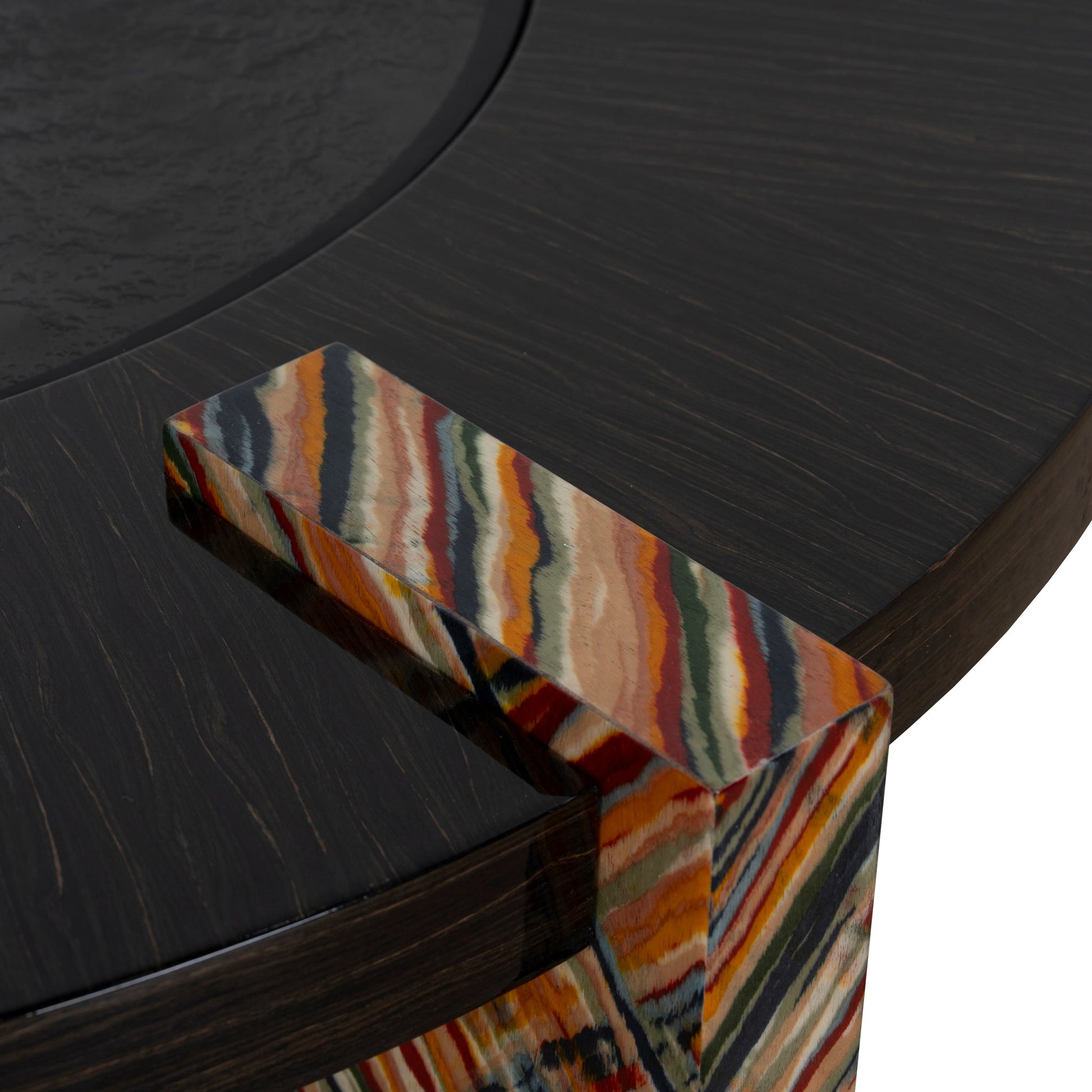 93cm Round Coffee Table - Black