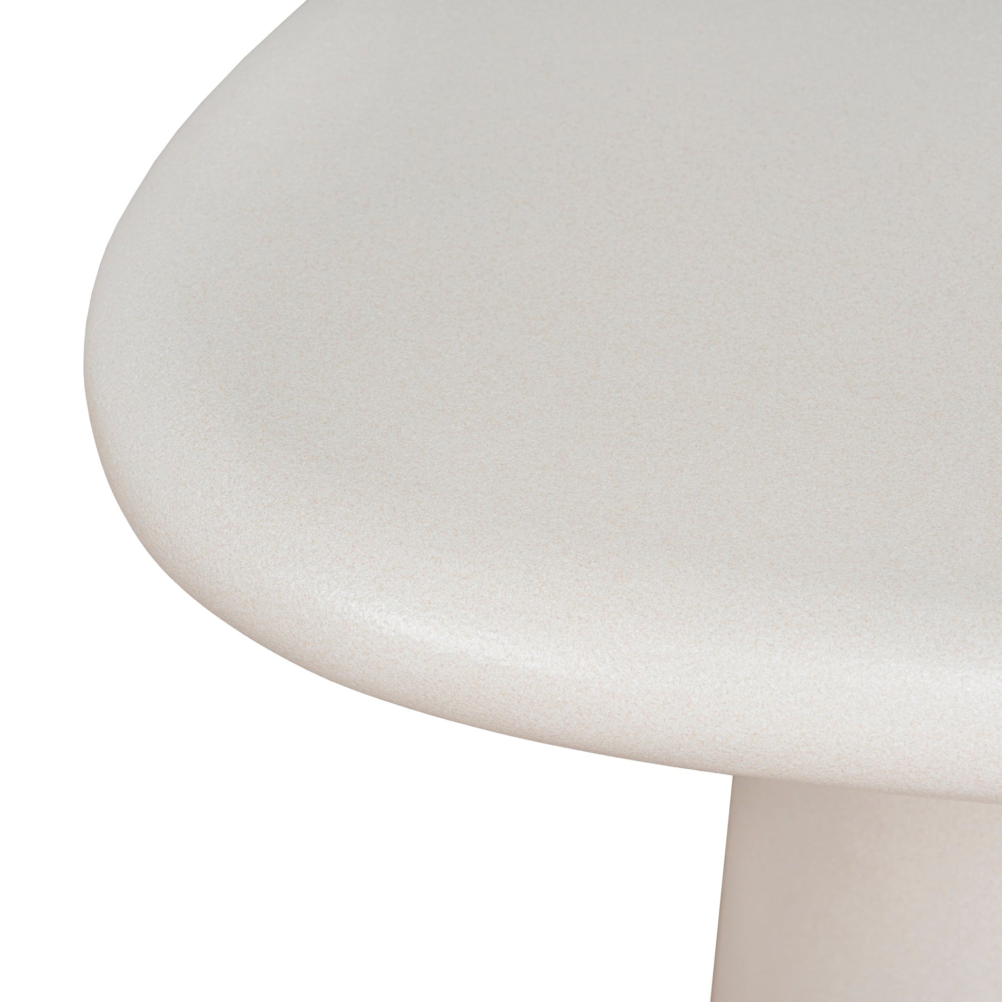 60cm Side Table - Ivory Beige