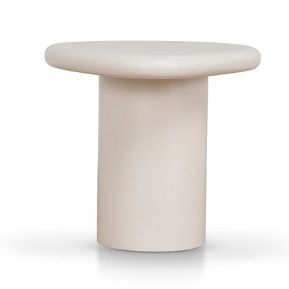60cm Side Table - Ivory Beige