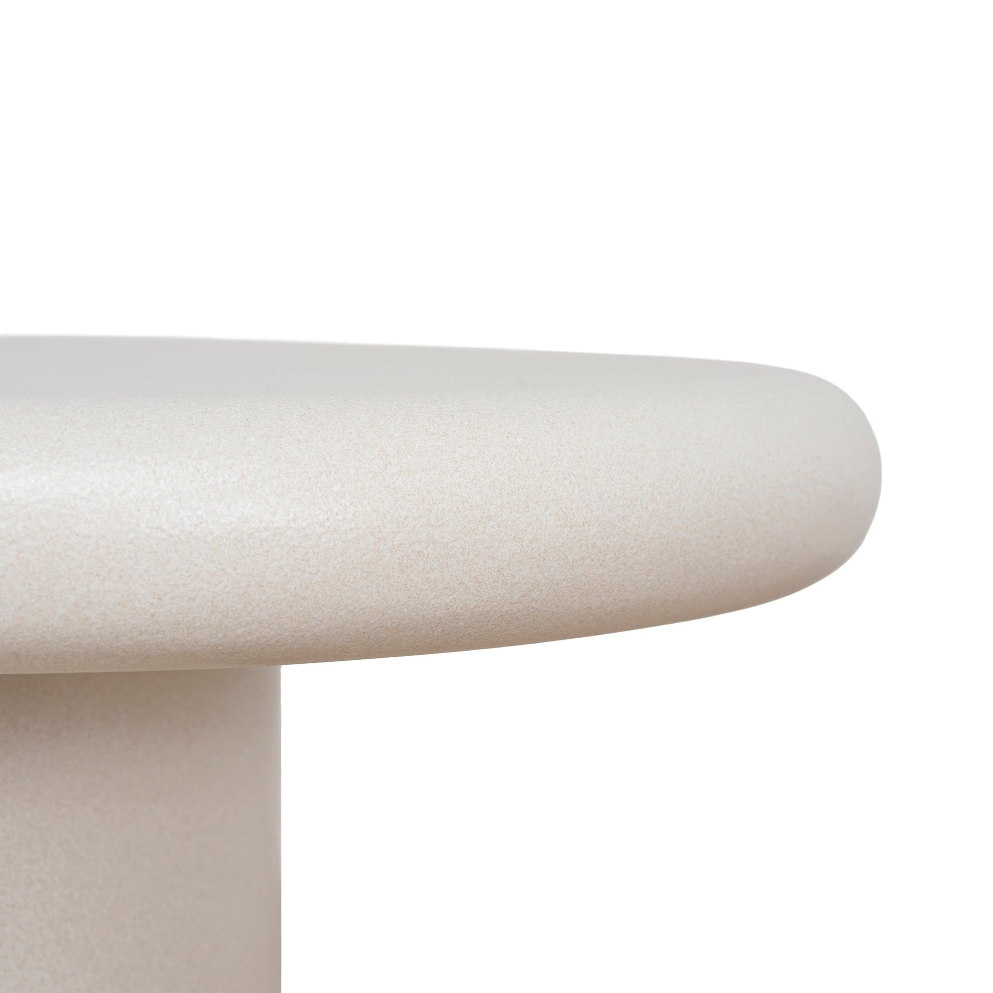 60cm Side Table - Ivory Beige