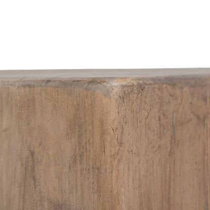 1.1m Elm Square Coffee Table - Natural