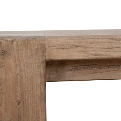 1.1m Elm Square Coffee Table - Natural