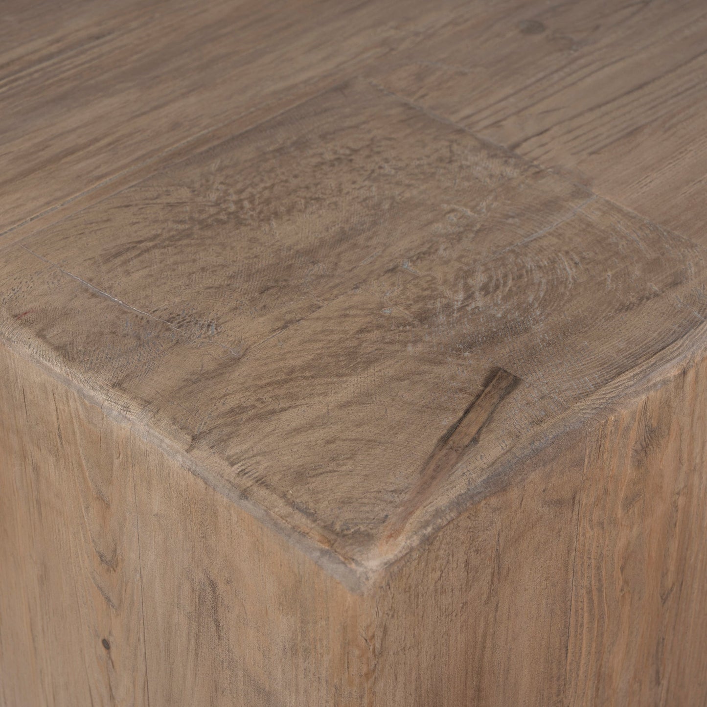 1.1m Elm Square Coffee Table - Natural