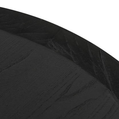100cm Round Coffee Table - Black