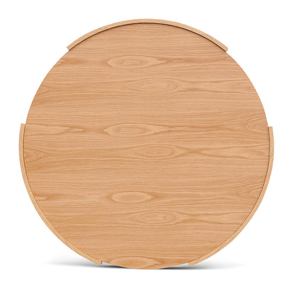 1.1m Round Coffee Table - Natural