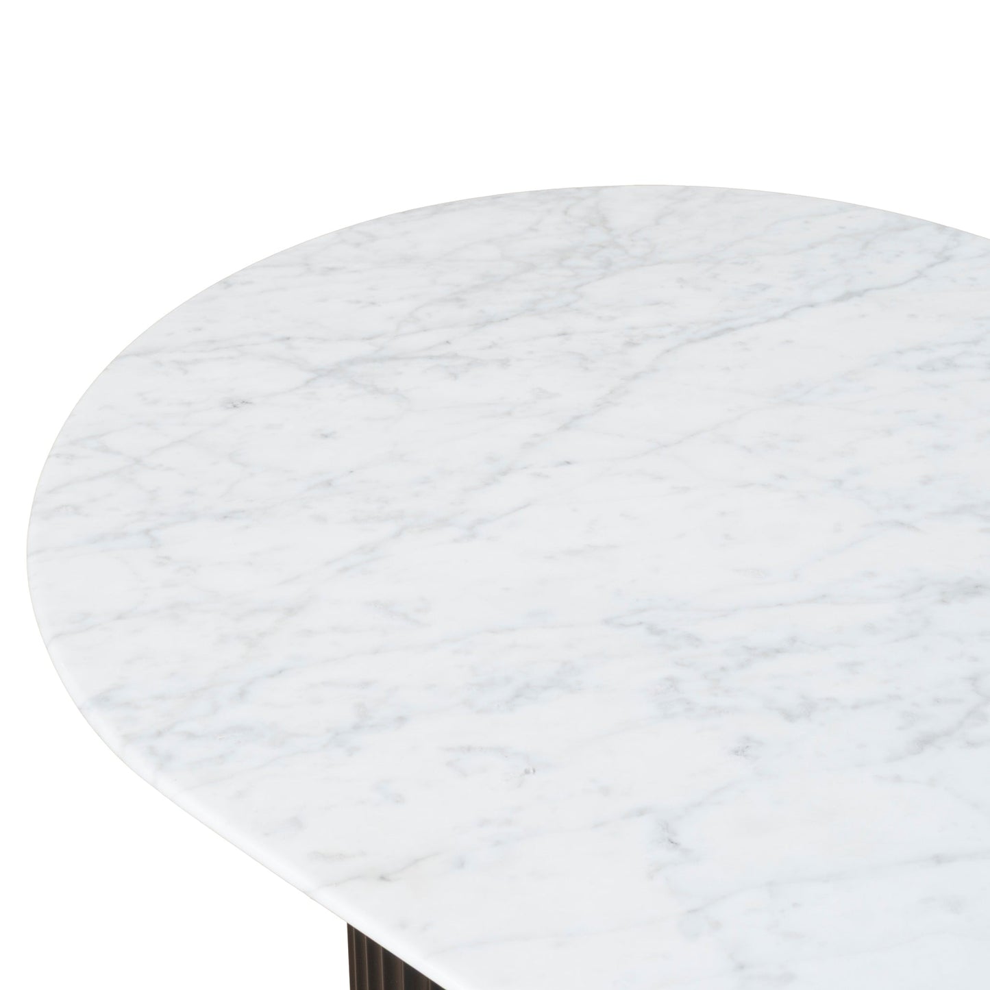 1.3m Marble Coffee Table - Black