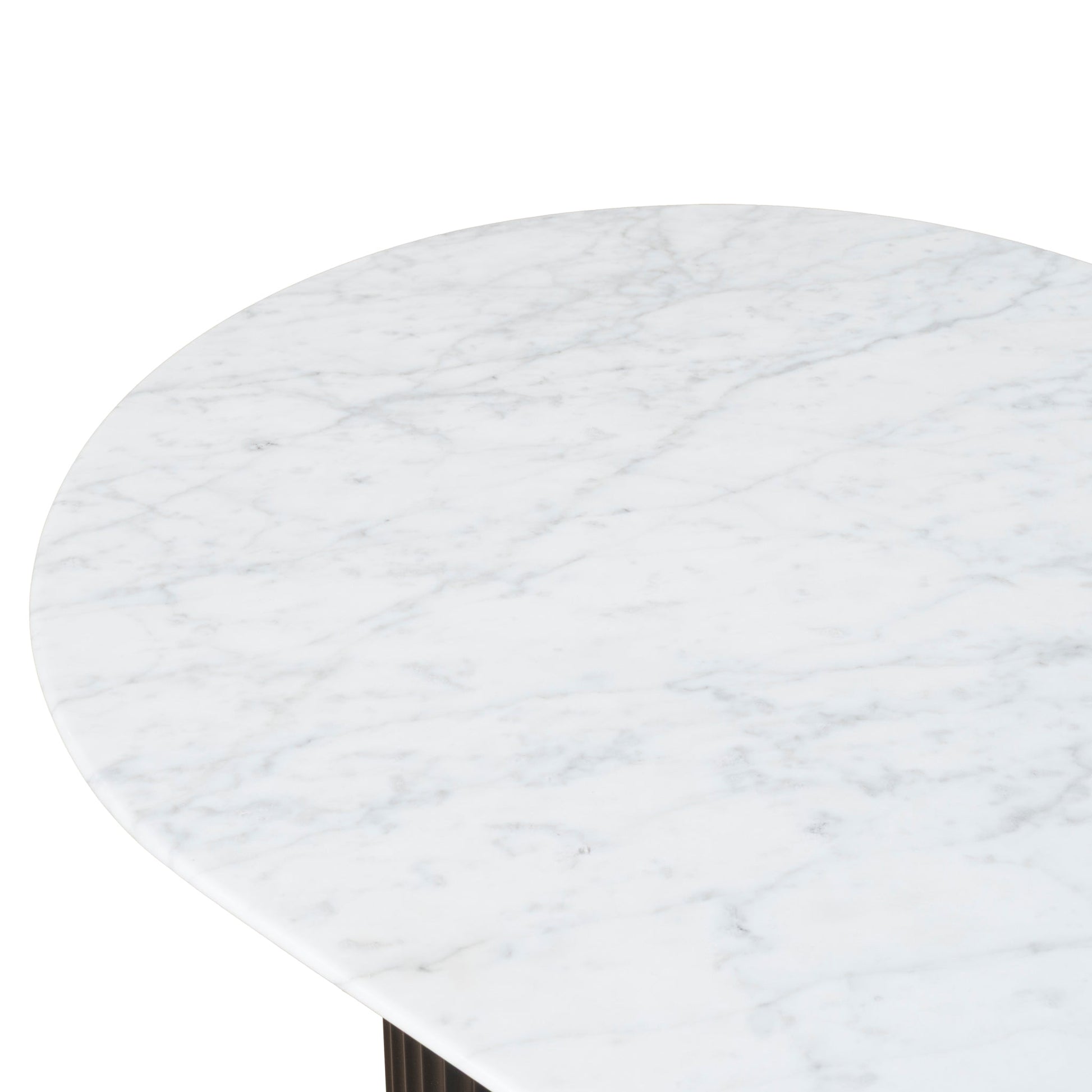 1.3m Marble Coffee Table - Black