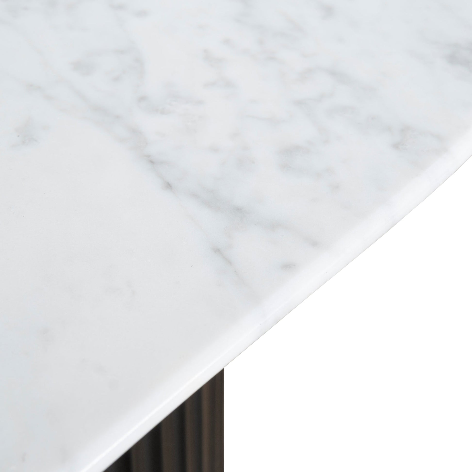 1.3m Marble Coffee Table - Black