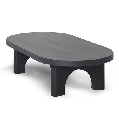 140cm Coffee table - Full Black