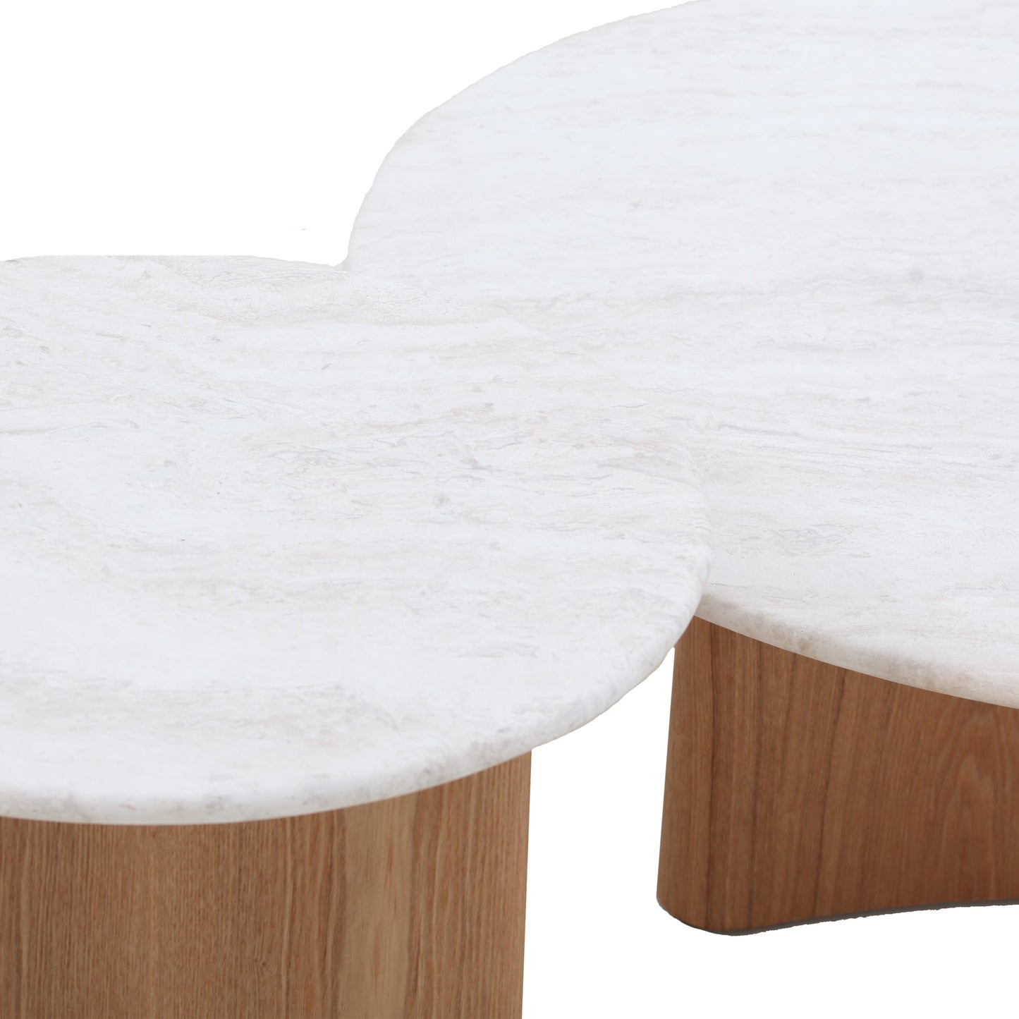 Nested Marble Coffee Table - Natural