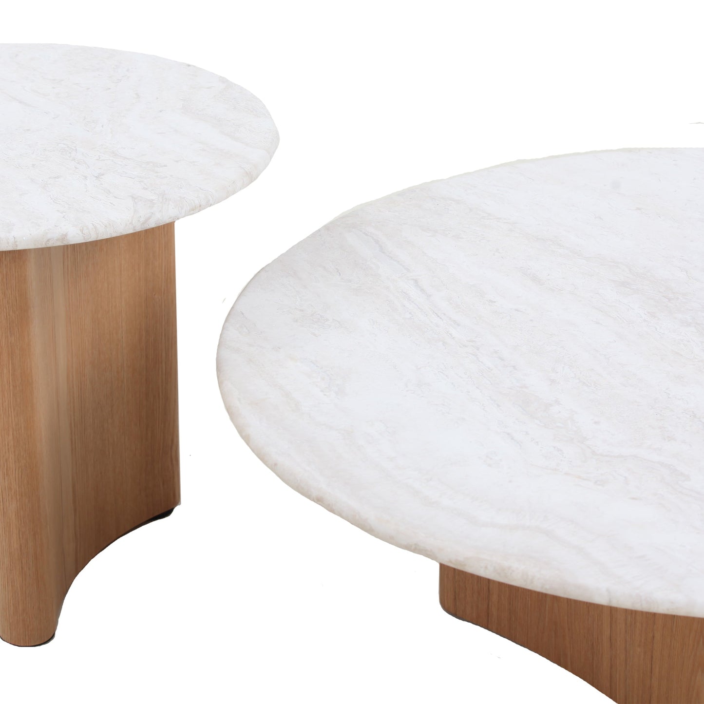 Nested Marble Coffee Table - Natural