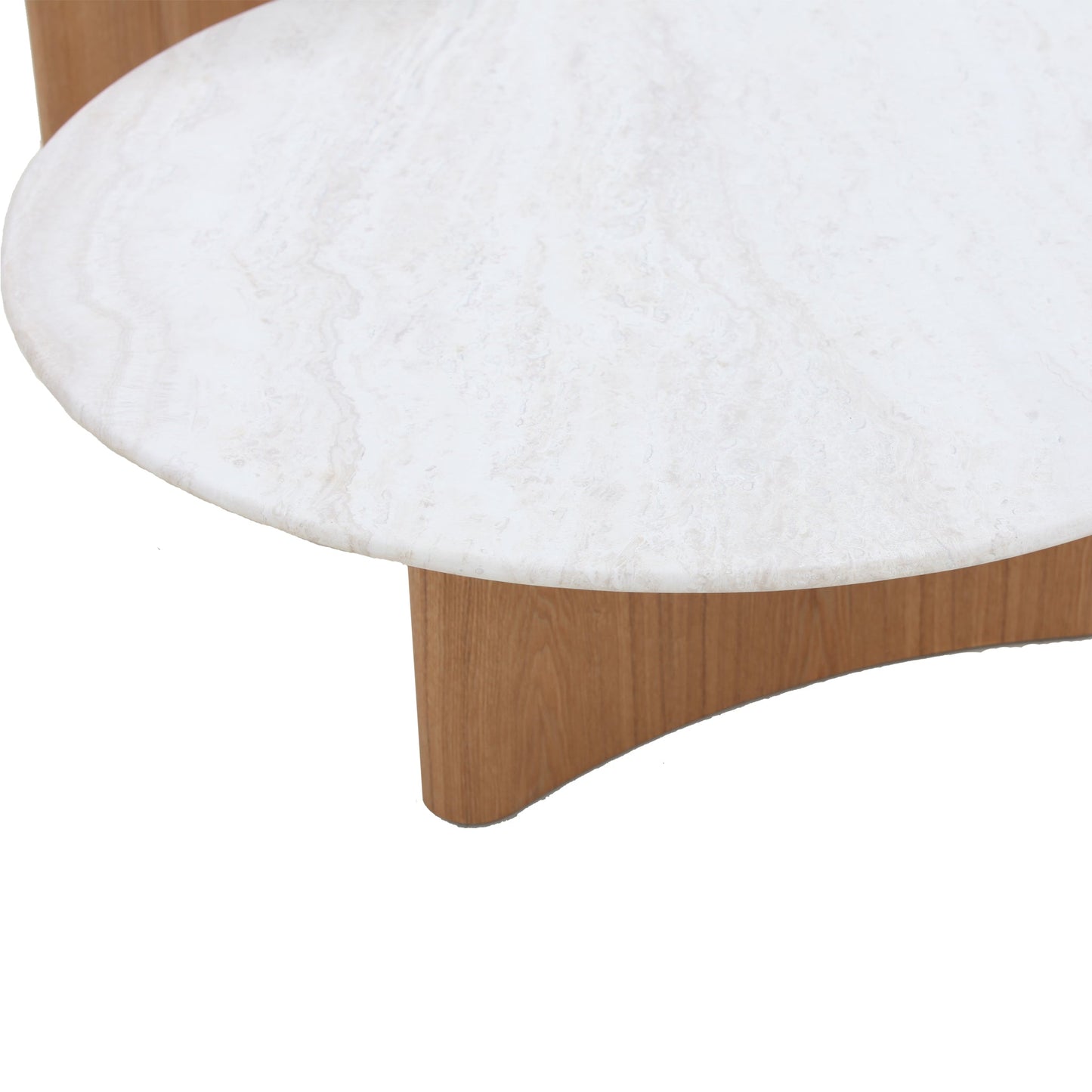 Nested Marble Coffee Table - Natural