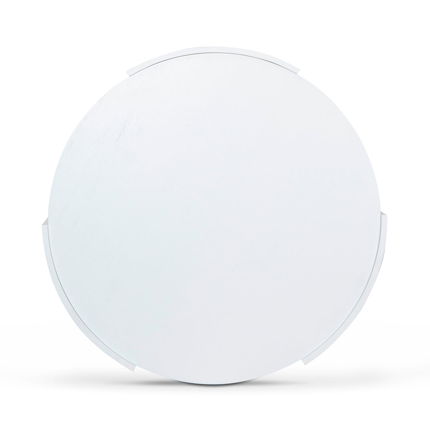 100cm Wooden Round Coffee Table - White