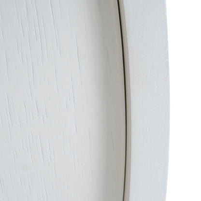 100cm Wooden Round Coffee Table - White