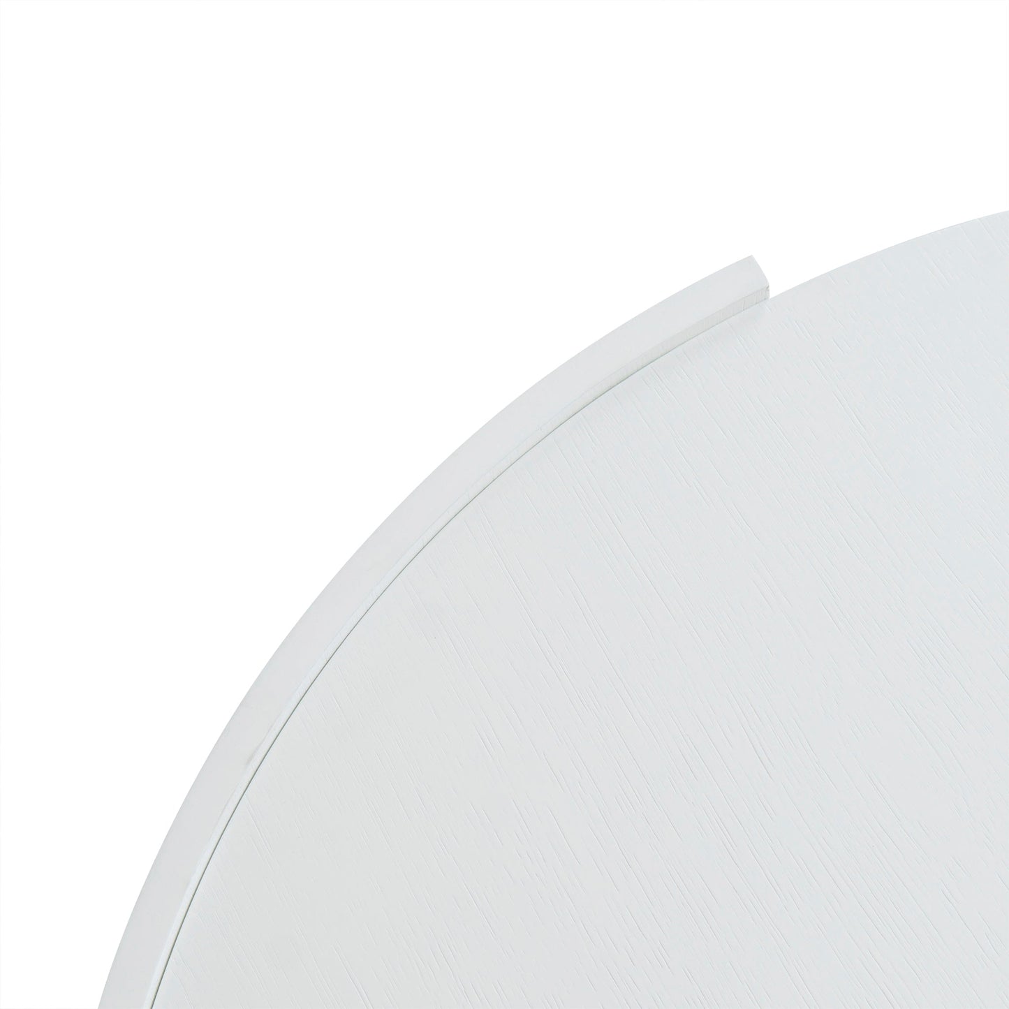 100cm Wooden Round Coffee Table - White