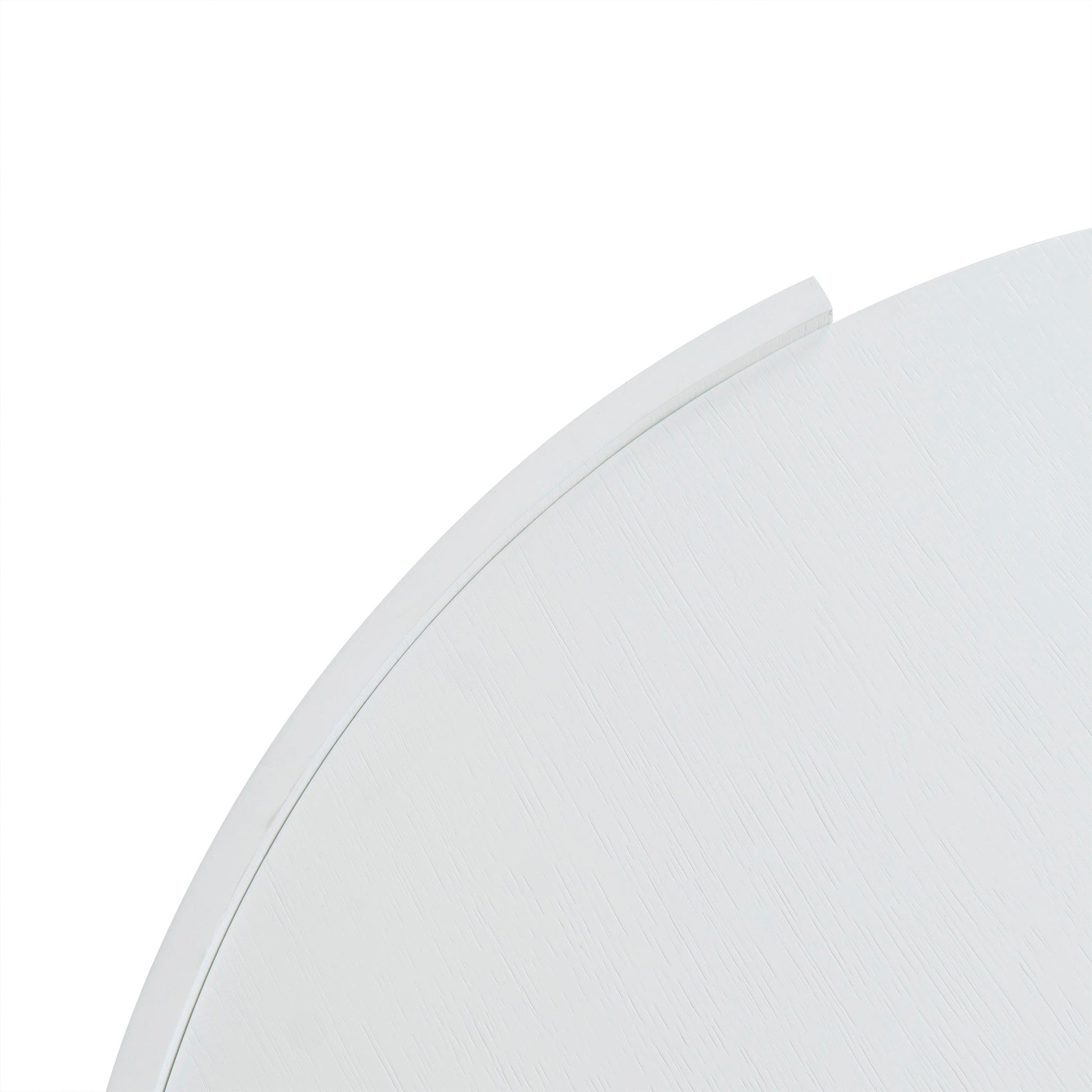 100cm Wooden Round Coffee Table - White