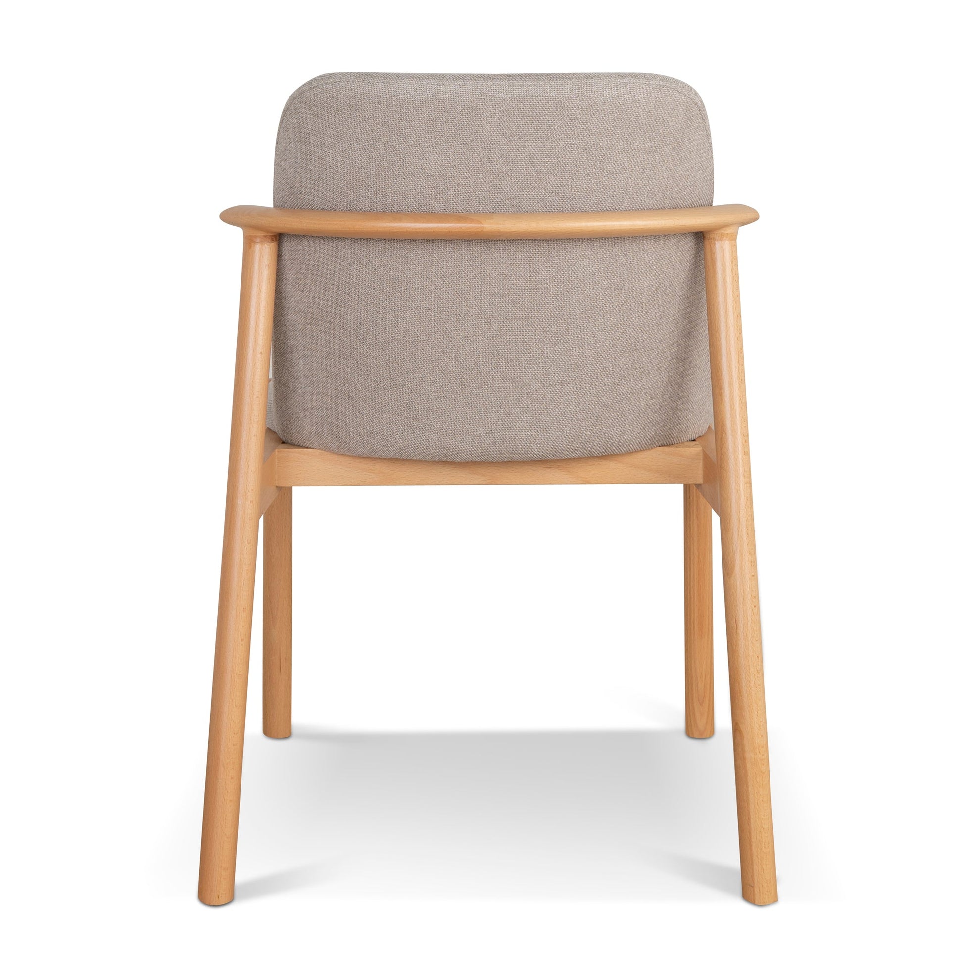 Natural Dining Chair - Grey Seat (Set of 2)