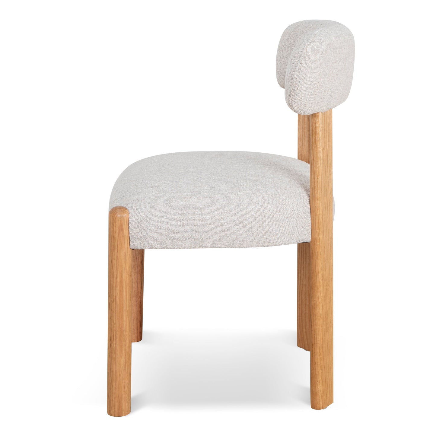 CDC10148-MY Fabric Dining Chair - Coastal Beige (Set of 2)