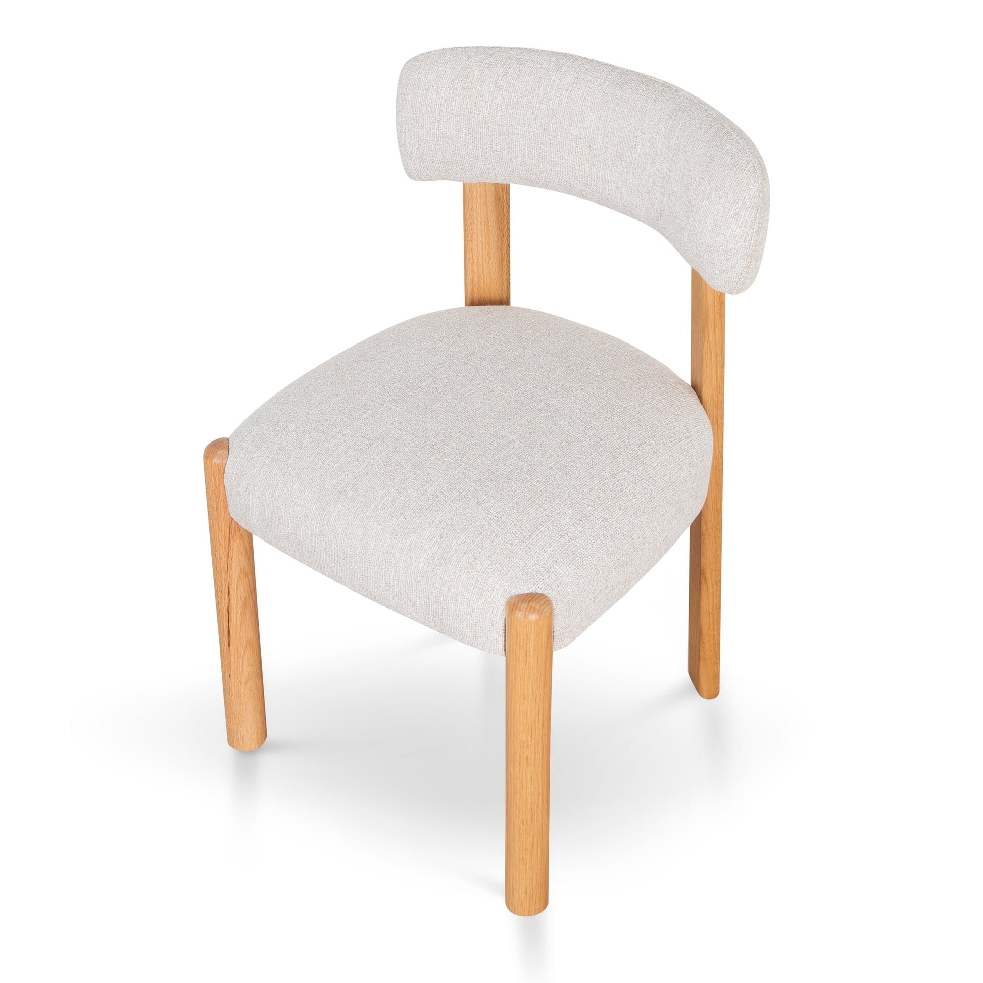 CDC10148-MY Fabric Dining Chair - Coastal Beige (Set of 2)