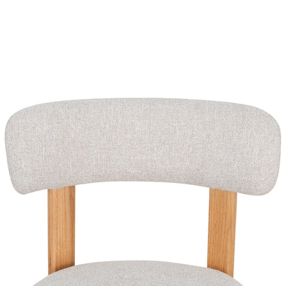 CDC10148-MY Fabric Dining Chair - Coastal Beige (Set of 2)
