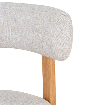 CDC10148-MY Fabric Dining Chair - Coastal Beige (Set of 2)