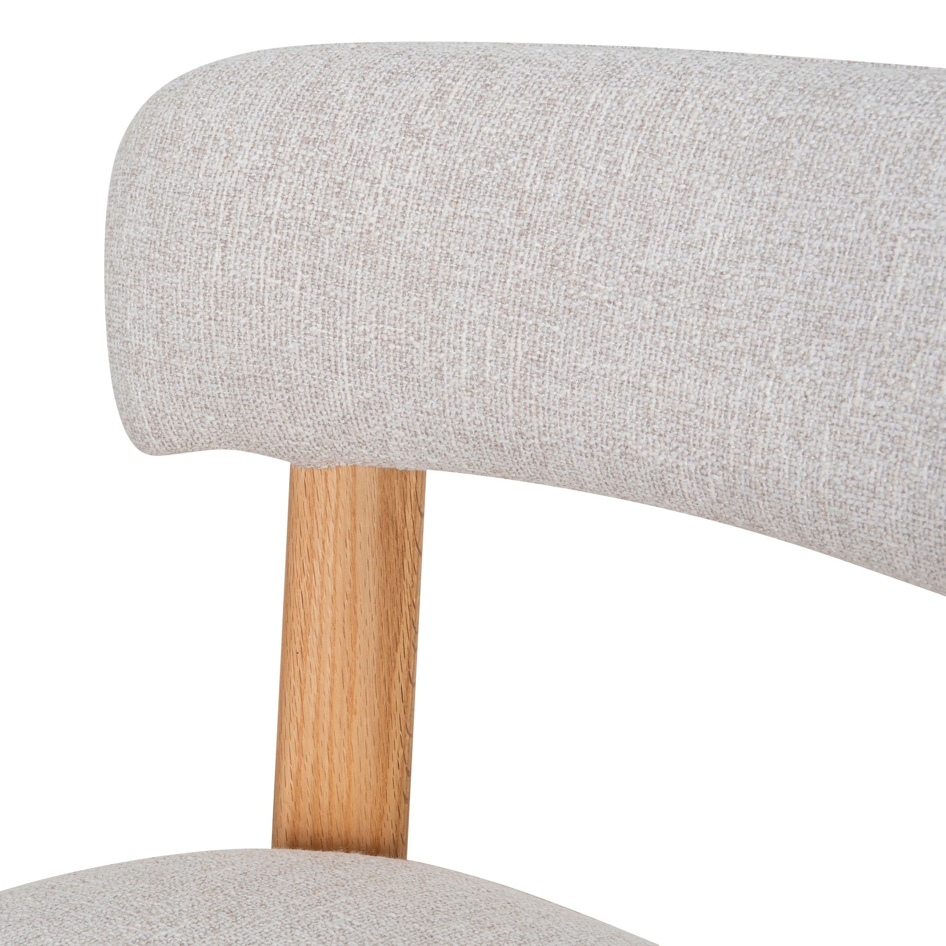 CDC10148-MY Fabric Dining Chair - Coastal Beige (Set of 2)