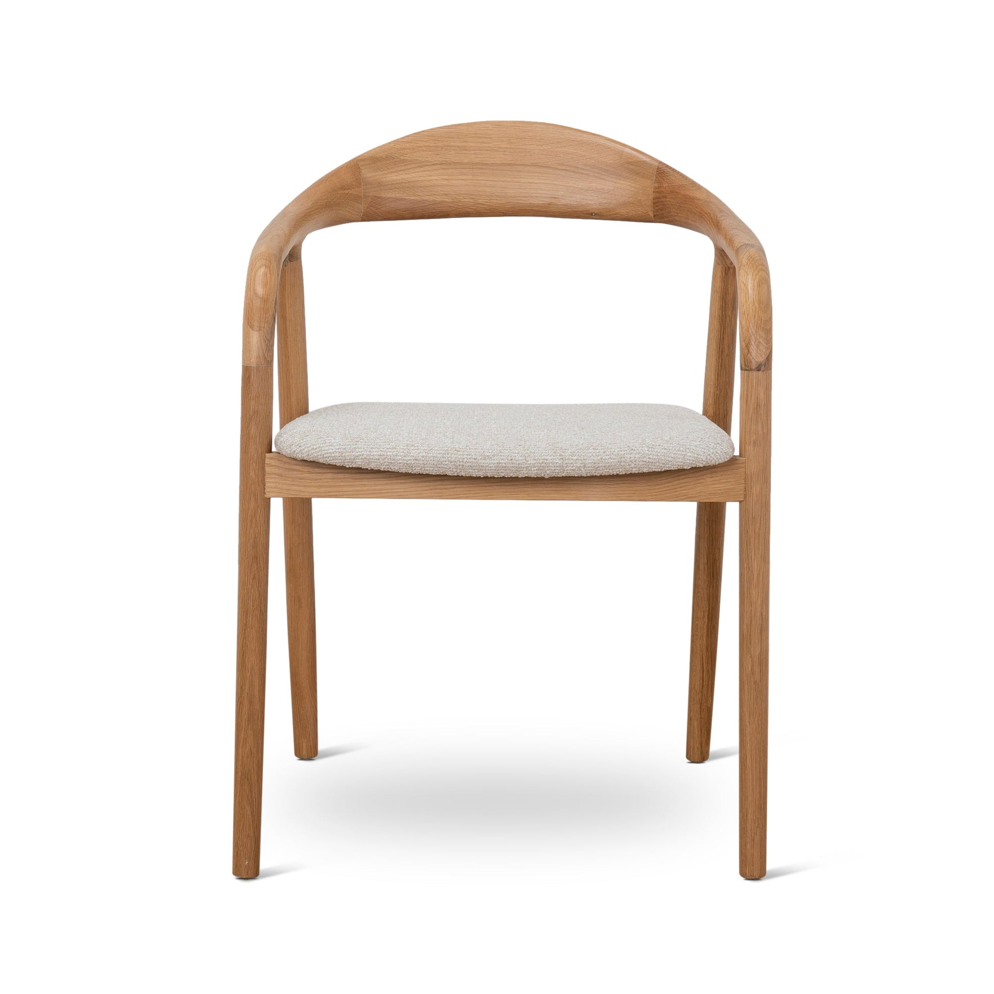 CDC10183-SD Natural Dining Armchair - Beige (Set of 2)